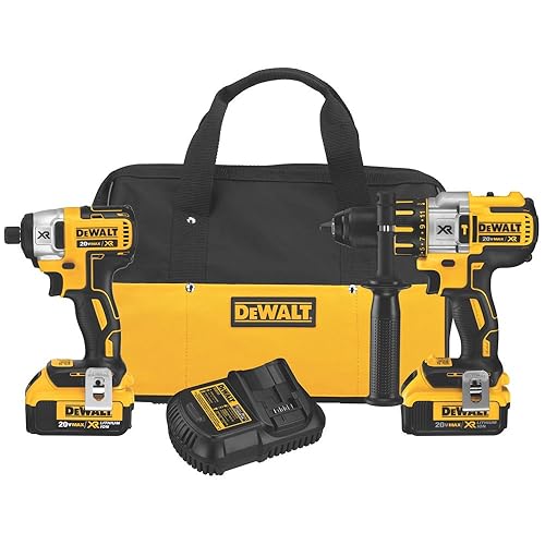 DEWALT DCK296M2-20V XR-Lithium Ion-Brushless Premium-Hammerdrill