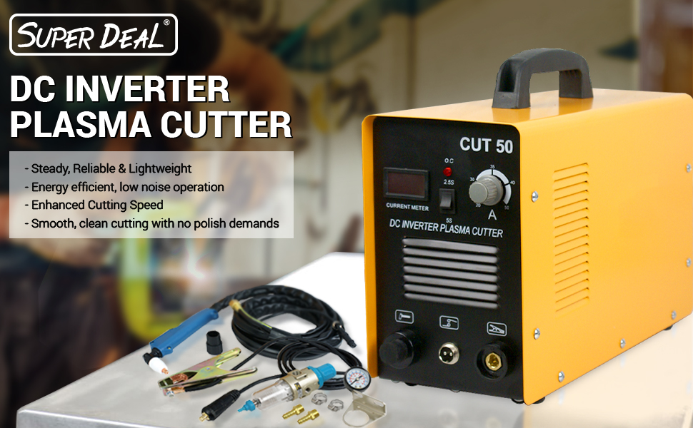 SUPER DEAL DC Inverter Plasma Cutter Welding Machine 