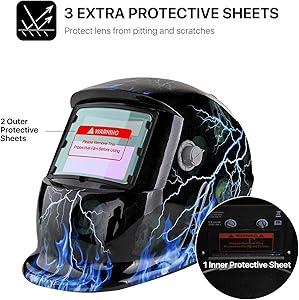 Flexzion Welding Helmet Auto Darkening Mask Hood