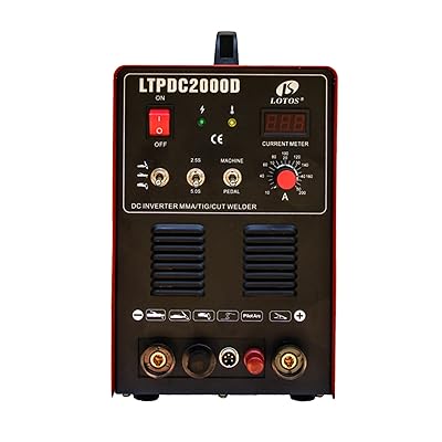 Lotos LTPDC2000D Pilot Arc 50 A Plasma Cutter /200 A TIG/Stick Welder