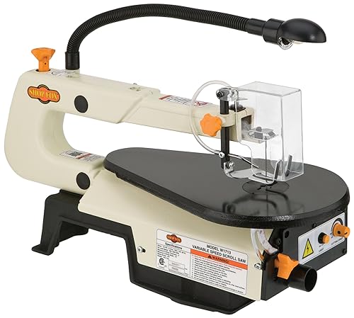 Shop Fox-W1713 16-Inch Variable-Speed Scroll-Saw